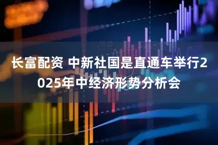 长富配资 中新社国是直通车举行2025年中经济形势分析会